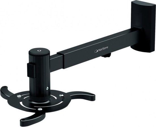 Norstone Proje-W Projector Beugel Muur Zwart