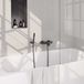 Brauer Gunmetal Carving Opbouw Baddouche Thermostaatkraan