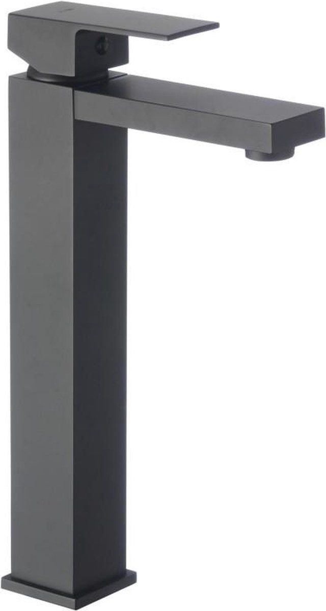 Viking Choice Hoge wastafelkraan staande badkamerkraan zwart - Zwart