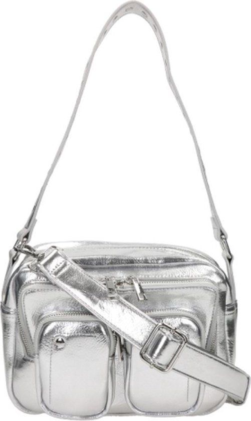 Nunoo Ellie Recycled Schoudertas Dames - Zilver