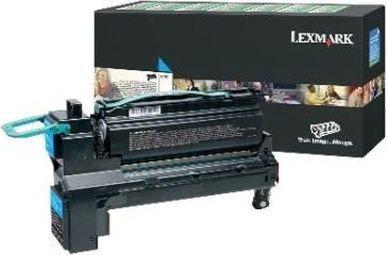 Lexmark X792X6CG tonercartridge cyaan standard capacity 1-pack return program, RPQ