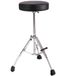 Gibraltar Drumkruk, Drumkruk Compact Performance (ronde zitting, diameter: 33 cm, vaste hoogte: 68 cm, vinyl zitting, geheugenvergrendeling, dubbel verstevigd onderstel, 'Super Foot' rubberen voeten)
