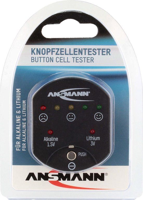 Ansmann Universeel Knoopceltester - 1 stuk(s)