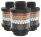 Filtre de douche avec 3 cartouches de remplacement