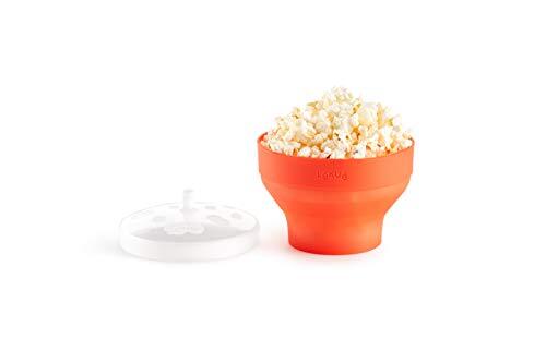 Lékué Mini Pop Corn voor de bereiding van poppop-pop-pop-magnetron, siliconen
