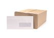 OXFORD 100105310 sacs d'expédition, auto-adhésifs, format 110 x 220 mm, avec fenêtre, 45 x 100 mm, blanc, 500 pièces