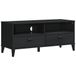 vidaXL meuble TV VIKEN bois traité noir