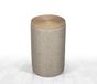 Atelier Del Sofa Bohemian poef, beige, 52 cm hoogte x 31 cm diepte, 50% katoen en 50% linnen, PVC gecoate verborgen legs, 14 mm jute touw, stijlvol Scandinavisch design