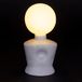 Villa d'Este Home Tivoli 1996 Steengoed LED-wereldbollamp op batterijen, hoogte: 18 cm, ruwe sokkel
