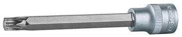 KS Tools 922.3844 - TORX® schroevendraaierbus 3/8 inch, L.110 mm - T60 - lange versie - ULTIMATE® serie - in chroom-vanadium-afwerking - satijn chroom afwerking