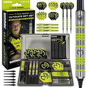 WINMAU Michael van Gerwen MvG Softip Gift Set - 50-delige dartset met 4 sets schachten, 4 sets vluchten plus accessoires