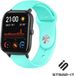 Strap-it Bracelet en silicone pour montre connectée - Convient pour Xiaomi Amazfit GTS - Aqua