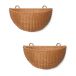 Ferm Living Braided paniers muraux lot de 2 Natural