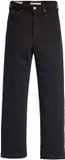 Levi's Ribcage Straight Ankle Jeans Zwart Sprout 0012