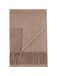 GOBI Cashmere Sjaal Unisexe Cachemire Écharpe à franges taupe