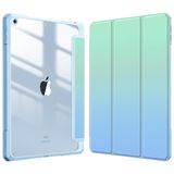 FINTIE Hybride hoes compatibel met iPad 9e / 8e / 7e generatie (2021/2020/2019 release) 10.2" - Schokbestendige hoes met transparante achterkant met potloodhouder, automatisch waken/slapen, Seaside