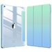 FINTIE Hybride hoes compatibel met iPad 9e / 8e / 7e generatie (2021/2020/2019 release) 10.2" - Schokbestendige hoes met transparante achterkant met potloodhouder, automatisch waken/slapen, Seaside