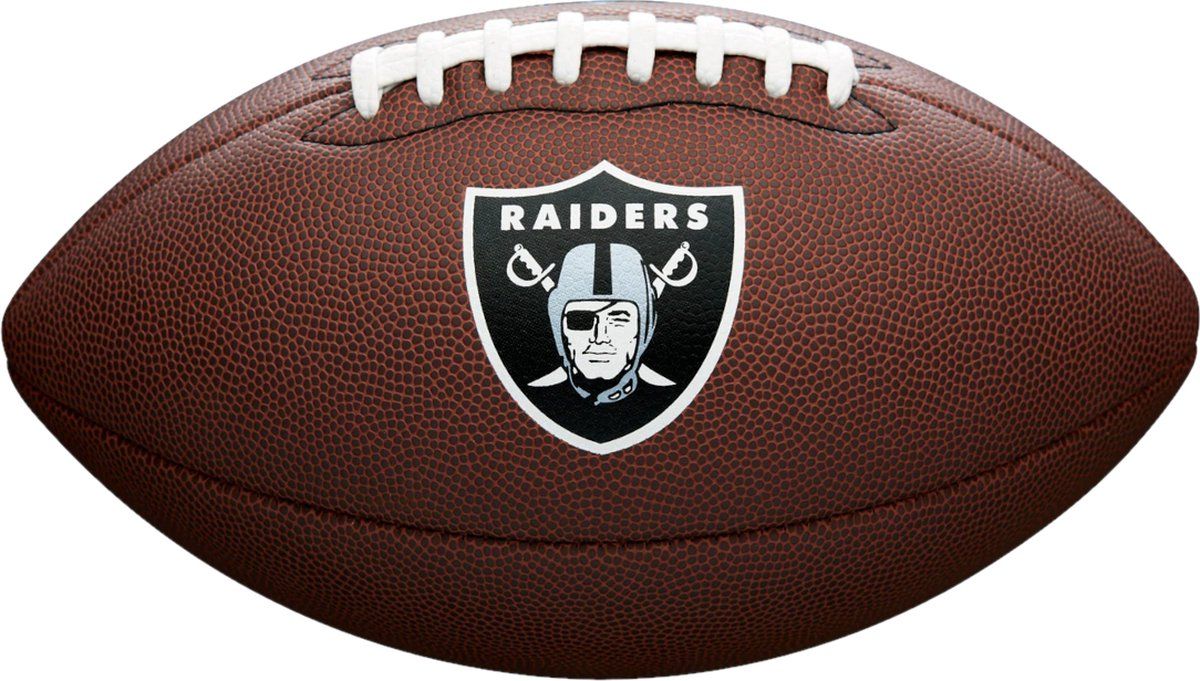 Wilson NFL Team Logo Ball Oakland Raiders - Officieel