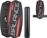 VEVOR Planche d'équilibre pour Adultes (78 cm), Planche instable, Capacité de charge jusqu'à 200 Kg, Incl. Rouleau, Butées magnétiques et Espace de rangement, Entraîneur d'équilibre pour entraînement de surf et de tronc, Physiothérapie, Noir