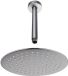 Fortifura Calvi Hoofddouche - 25cm - rond - plafondarm - 20cm - PVD - geborsteld RVS