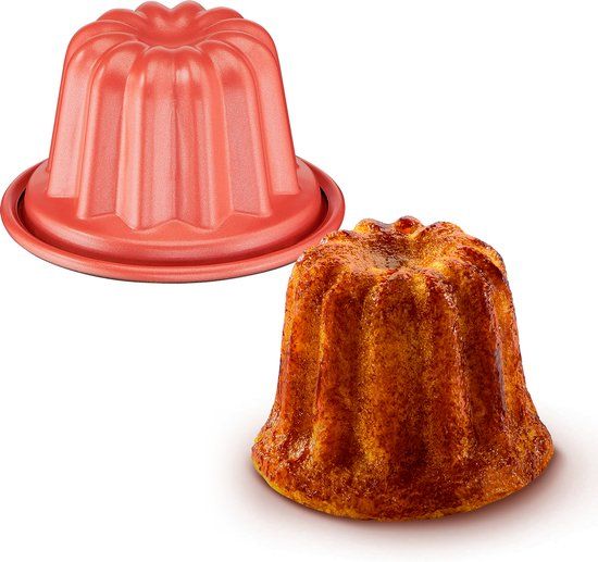 Tefal Creabake J3059004 Cakevorm - 3 stuks - RVS - Oranje