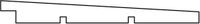 Merkloos Zweeds rabat Eco douglas zwart geimpregneerd 1,1/2,2x19,5x400 cm