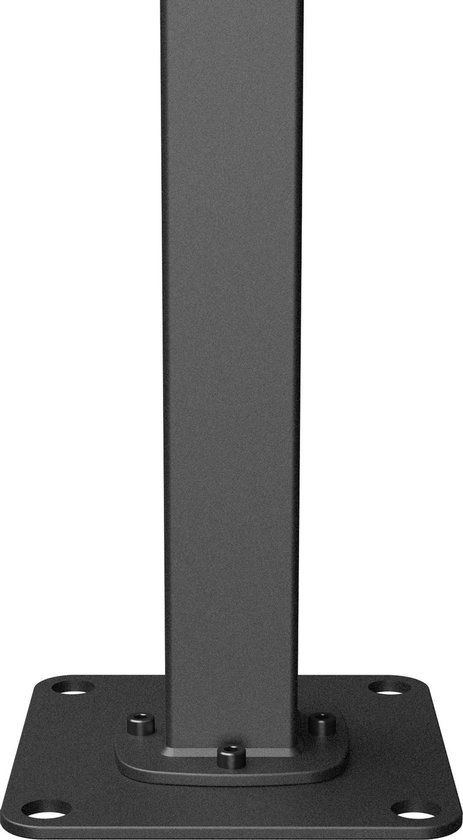 Base 1 Way Bevestigingspaal voor één Easee laadstation - Zwart