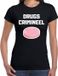 Bellatio Decorations Drugs crimineel T-shirt Zwart Dames L
