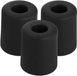 Benson Deurbuffers / deurstoppers rubbers - 3x - zwart - 35 x 30 mm - met schroefbevestiging