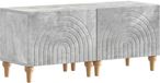 vidaXL Tv-meubel Betongrijs Bewerkt hout