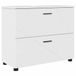 vidaXL Badkamerkast met lade Hoogglans wit 76,5 x 35 x 64 cm