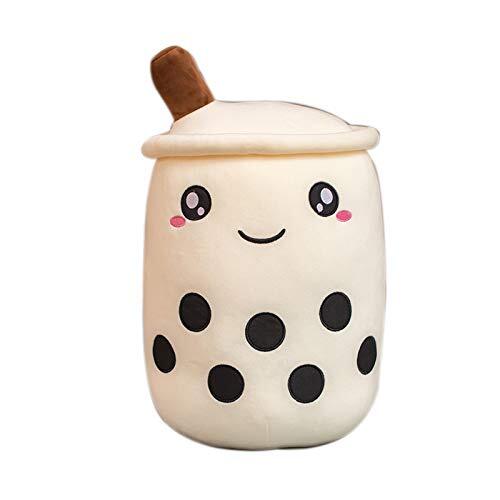 OMVOVSO Bubble Milk Thee Pluche Kussen, Boba Tea Bubble Leuke Gevulde