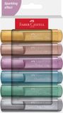 Faber-Castell tekstmarker 46 - 6 stuks - metallic