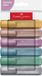 Faber-Castell tekstmarker 46 - 6 stuks - metallic