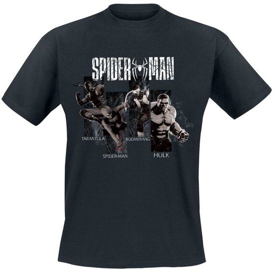 Spider-Man Brand New Day - Characters Pillars Heren T-shirt - zwart - S