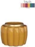 Merkloos Ideas 4 Seasons Bloempot Pouff mosterd Ø12,6xH9,7cm