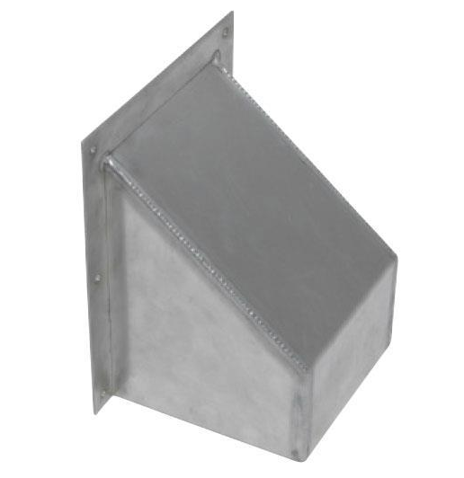 HorecaTraders Wanddoorgang | Aluminium | 15x15 cm