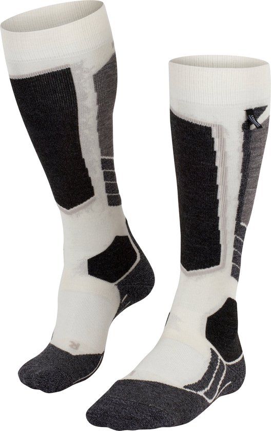 FALKE SK2 Cashmere Skisokken Dames Wit - Schoenmaat 35