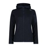 CMP Woman Jacket Fix Hood, B. Blue, 52