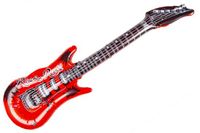 Duckiez Opblaas gitaar - rood