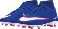 Nike Mercurial Superfly 10 Club FG/MG Voetbalschoenen Junior Blauw Wit