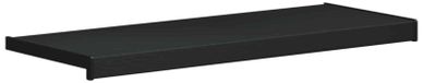 Syfax Raamsokkel Zwart met houten nerf 60 x 35 x 4,5 cm PVC
