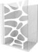 Mexen Kioto L paroi de douche Walk-in 110 x 200 cm, onde blanc, blanc