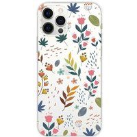 Apple iPhone 12 Pro Max Fleurs colorees Bedrukt Siliconen Hoesje