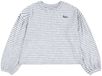 Levi's Fille Hacci Rayé Tricot T-shirt Manches Longues Gris 16 Ans