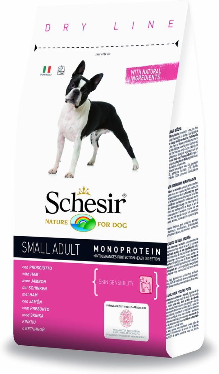 Schesir Dog Small Adult Ham 800 g Monoprotein