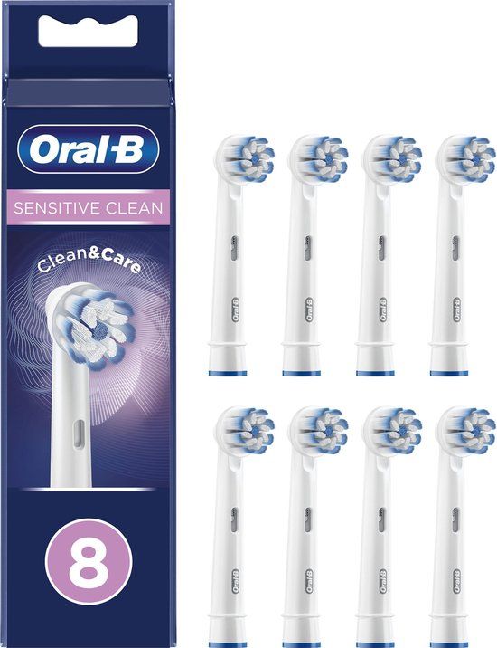 Oral-B Sensitive Clean Opzetborstels - 8 Stuks