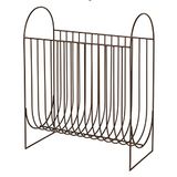 Broste Copenhagen Maggie magazinehouder H51cm aubergine