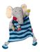 SIGIKID 48935 Schhnuffeldoek olifant Lolo Lombardo meisjes en jongens babyspeelgoed aanbevolen vanaf de geboorte blauw/grijs