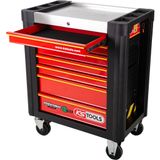 KS Tools 873.0007 Werkplaatswagen Plaatstaal Zwart, Rood